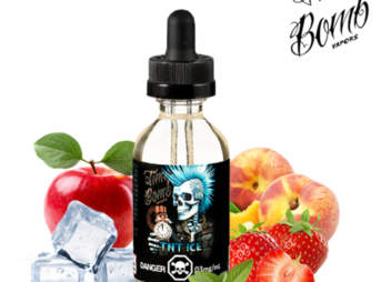 tnt ice by time bomb vapors 60ml thumb 343x254 - 【レビュー】Time Bomb Vaporsより「TNT ICE」（ティーエヌティーアイス）リキッドレビュー。アイスストロベリーリンゴミックス！USAメイド。