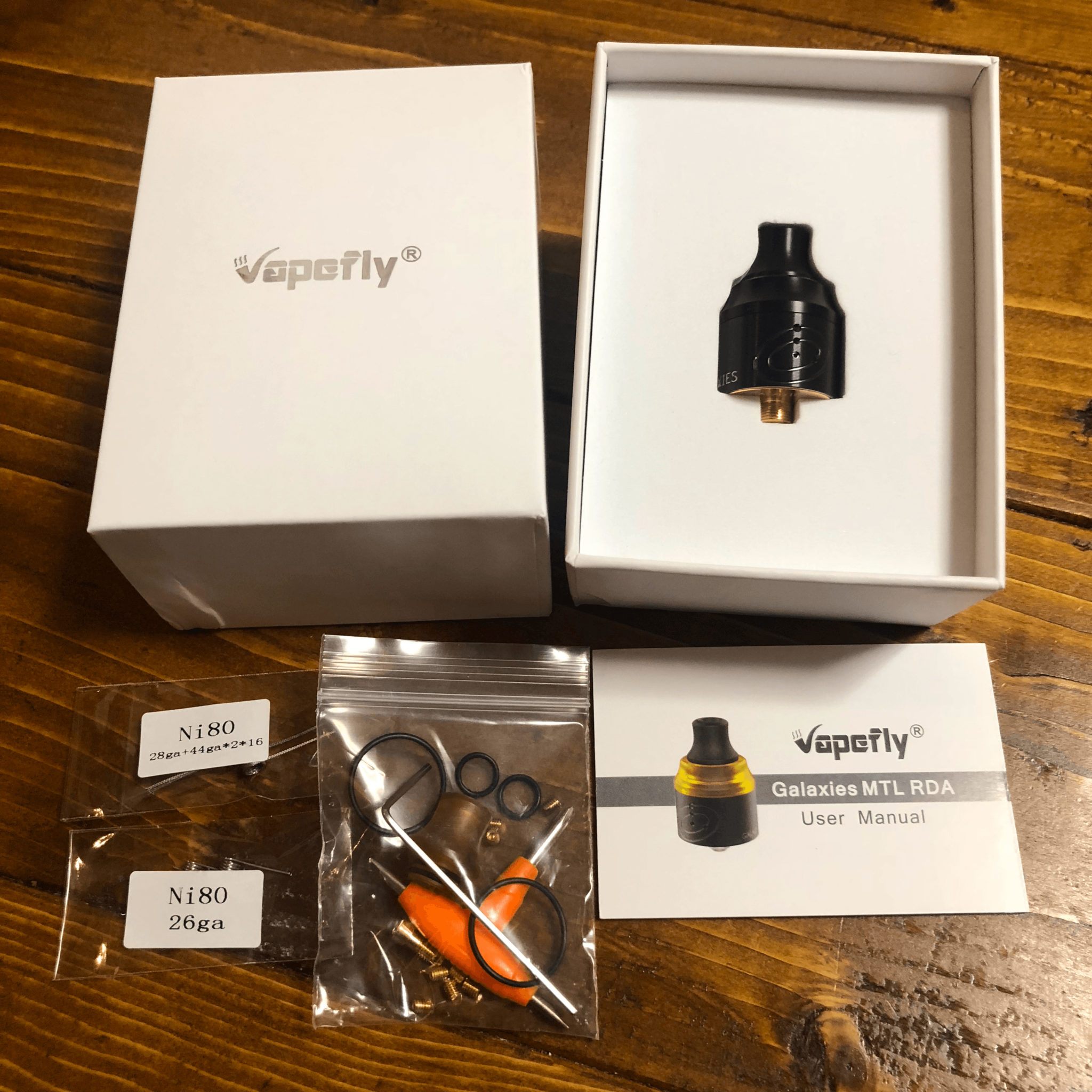 vajp3 1 - 【レビュー】ホリックTVコラボRDAｷﾀ!! Vapefly「Galaxies MTL RDA ホリックTVこーへいモデル(ギャラクシーズ MTL RDA)」かっこよすぎの美味しすぎで死角なしヤバイこれ