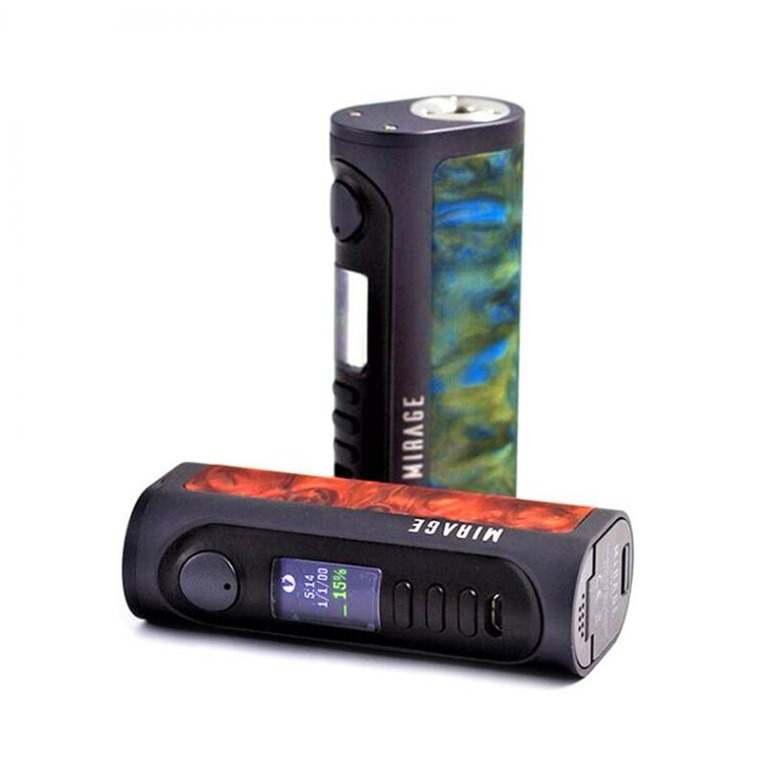 レビュー Lost Vape Mirage Dna75c Resin Box Mod レビュー Evolv Dna75カラー Dna75c 搭載機 カラーだしレジンだし Vapejp