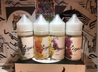 IMG 0571 thumb 343x254 - 【レビュー】VAPE VILLAGE The Cigar（ベイプビレッジ ザ・シガー）全四種レビュー～国産タバコ系リキッドの四皇…赤髪はどれだろう(ΦдΦ)？編～