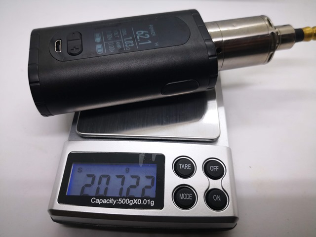 IMG 20180724 183117 thumb - 【レビュー】「Eleaf Invoke 220W TC/VW BOX MOD」レビュー。最小＆最軽量＆最強級でトリプルに強いデュアルバッテリーMOD!?