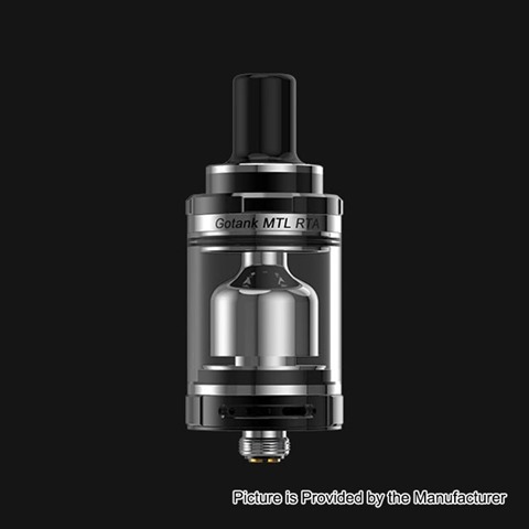 authentic fumytech gotank mtl rta rebuildable tank atomizer black stainless steel 3ml 22mm diameter thumb - 【海外】「Vapor Storm ECO Mechanical Box Mod Kit」「Wismec Luxotic MF Box Squonk Mod w/o Screen + Guillotine V2 RDA Kit」「Vaptio Fusion 50W 1500mAh」