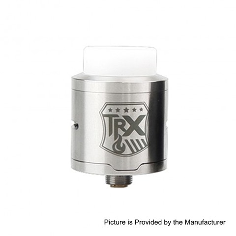 authentic oumier trx rda rebuildable dripping atomizer silver stainless steel 24mm diameter thumb - 【海外】「Snowwolf O-100 100W TC VW Squonk Box Mod + RDA Kit」「Oumier TRX RDA」「Vandy Vape Berserker MTL Kit」Sourcemore全品10%オフセール