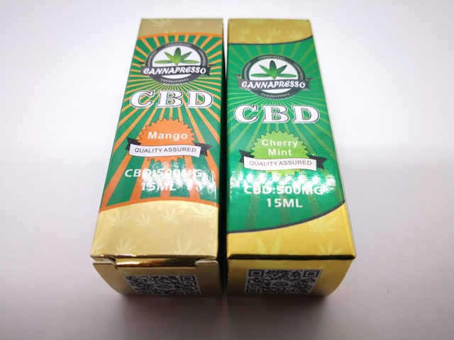 IMG 20180801 191718 thumb - 【レビュー】「CANNAPRESSO CBD E-LIQUID」チェリーミント/マンゴー味レビュー。リラックスできるCBD成分含有リキッド高濃度500mg【CBD/VAPE/リキッド】