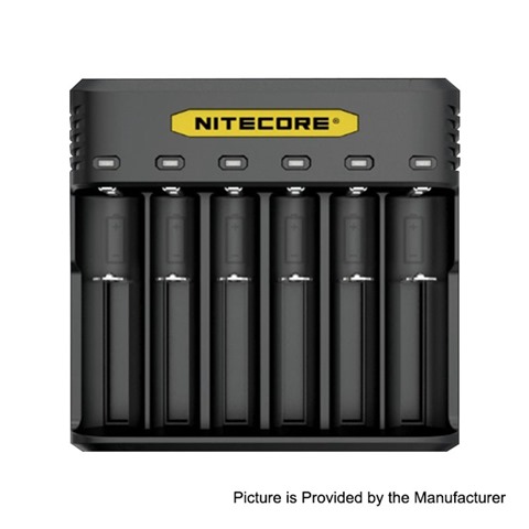 authentic nitecore q6 2a 6 slots battery charger for 18650 20700 21700 battery black pc 6 x battery slots thumb - 【海外】「Lost Vape Triade 300W DNA250C TC Box Mod」「VGME DPS75 80W」「Joyetech EXCEED NC 2300mAh E-Cigarette Starter Kit」「Augvape Intake RTA」