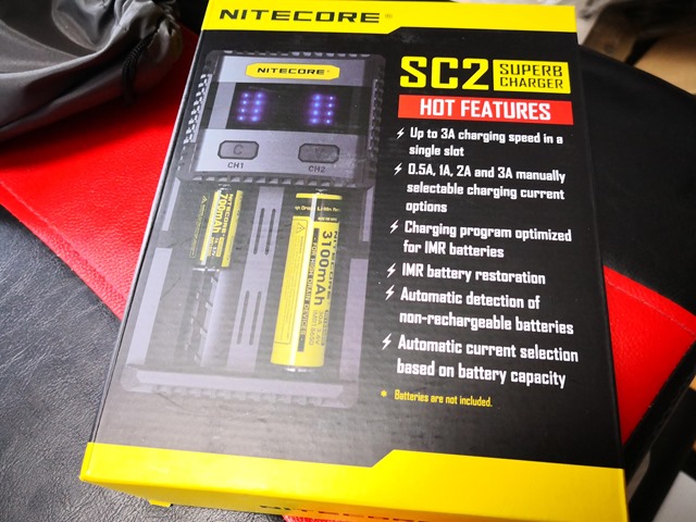 IMG 20180912 121053 thumb - 【レビュー】「Nitecore Superb Charger SC2」バッテリーチャージャーレビュー。最大3Aの2スロット充電器！少し大きいが携帯して旅行にも持っていける。