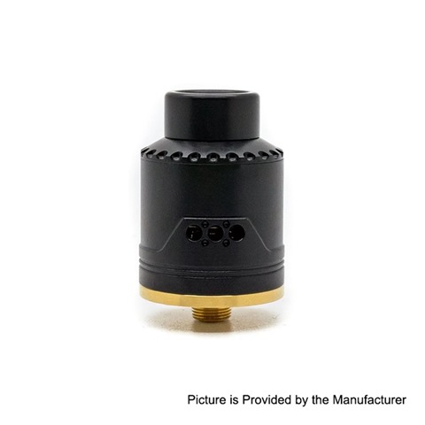 authentic asmodus vice rda rebuildable dripping atomizer w bf pin black stainless steel aluminum 24mm diameter thumb - 【海外】「Vaporesso Drizzle Fit 40W 1400mAh」「Auro Salt MTL Tank」「Asmodus Vice RDA」