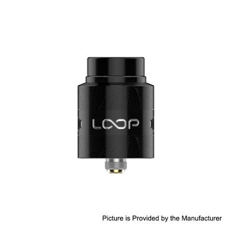 authentic geekvape loop v15 rda rebuildable dripping atomizer w bf pin black stainless steel 24mm diameter thumb - 【海外】「GeekVape Loop V1.5 RDA」「Augvape V200W」「Hugo Vapor Submarine 850mAh」「Vaptio Spin It Mini 15W 500mAh Pod System Starter Kit」