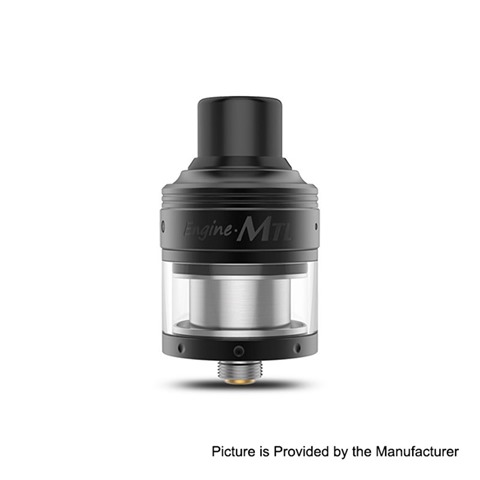 authentic obs engine mtl rta rebuildable tank atomizer black stainless steel 2ml 24mm diameter thumb - 【海外】「Voopoo Vmate 200W」「Serisvape SAMO RDA」「Think Vape Sailboat 85W TC VW APV Box Mod」