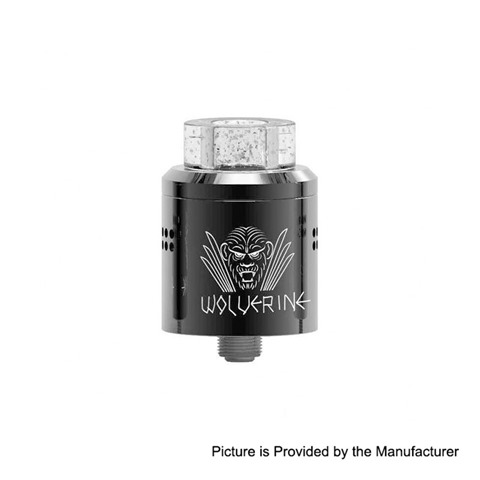 authentic ystar wolverine rda rebuildable dripping atimizer gun metal stainless steel 24mm diameter thumb - 【海外】 「Smoant CAMPBEL 80W Kit」「Vandy Vape Phobia V2 RDA」「X-Air Liquid」「Uwell Hypercar 80W TC VW Variable Wattage Box Mod + Whirl Sub Ohm Tank Kit」