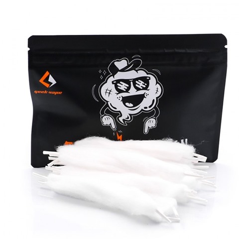 geekvape feather pre loaded cotton 2 thumb - 【レビュー】「Geekvape Featherコットン」レビュー。Geekvape新開発の羽のようなふわふわコットン。ビルド超しやすいコスパ〇