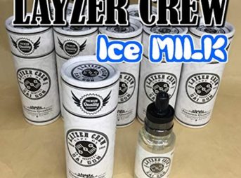 51FiO74p BL thumb 343x254 - 【レビュー】Layzer Crew Ice Milk（レイザークルー・アイスミルク）リキッドレビュー。ひんや～りと甘くて冷たい牛乳フレーバー。喫茶店のアイスミルクを再現！！