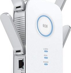 61Nm14ISpHL. SL1500  thumb 247x254 - 【レビュー】 TP-Link RE650 802.11 ac/n/a/g/b 1733+800Mbpsビームフォーミング/MU-MIMO対応無線LAN中継器レビュー。有線LANも延長できる最強クラスのワイヤレスエクステンダー！