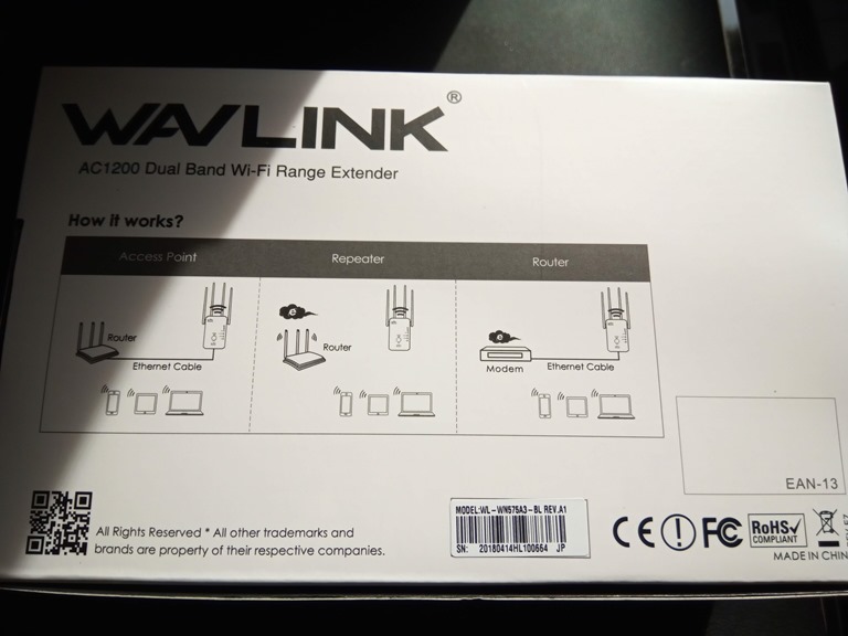 レビュー Wavlink 11ac N A G B無線lan中継器 予想以上に使える激安wi Fiエクステンダー 有線lanポート2つで802 11 Ac B G N Aに対応して最大10mbps 家中に無線lanを飛ばそう Iphone X Xs Xr Xs Max対応 Vapejp