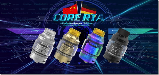 a157f47e3cf205c878bbe373d8c91820 - 【レビュー】VAPEFLY CORE RTA（ベイプフライ コア）レビュー～う～ん、おそらくトリッカーの人とかは良いんじゃないですか(&Phi;д&Phi;)？編～