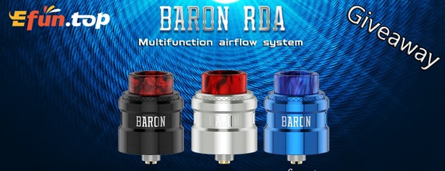 baron giveaway thumb - 【セール】ブラックフライデー＆サイバーマンデーセールまとめ2018！！FastTech,GearBestほかVAPEやガジェットの超得セール。Amazonサイバーマンデー、楽天ブラックフライデーもお得【随時更新】