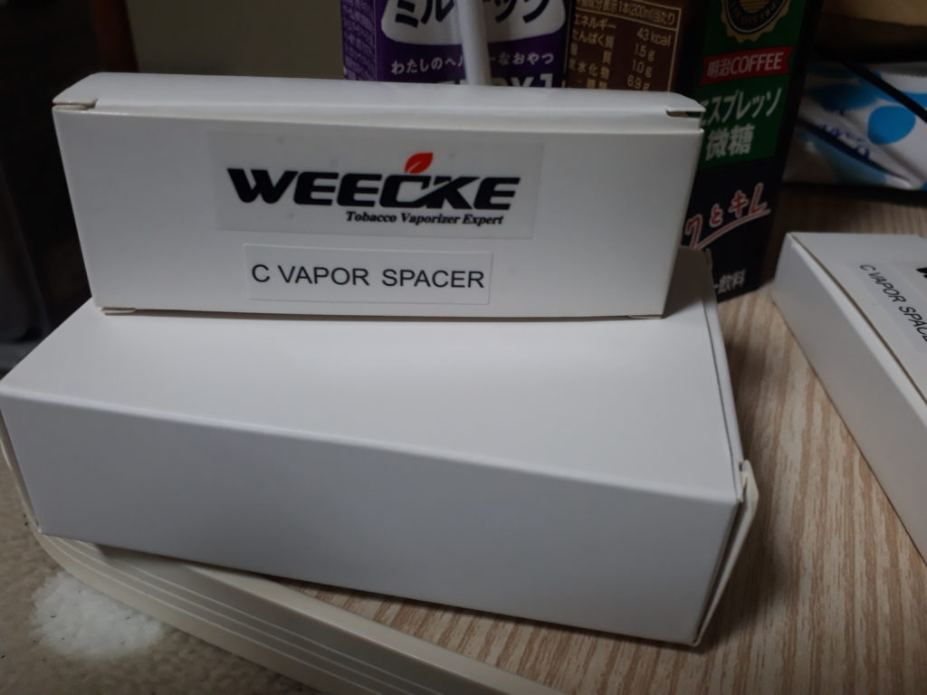 20181220 215722 1024x768 - 【レビュー】WEECKE CVAPOR専用 スペーサー ケース spacer caseを使ってみる！便利かなぁ？！ワクワク！！【ヴェポナビ/ヴェポライザー/シーベイパー専用】