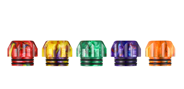 resindriptip thumb - 【海外】「CoilART Mino 13W 320mAh Pod System Starter Kit」「Yuntwo Ice Fresh E-liquid」「Resin 810 Drip Tip」