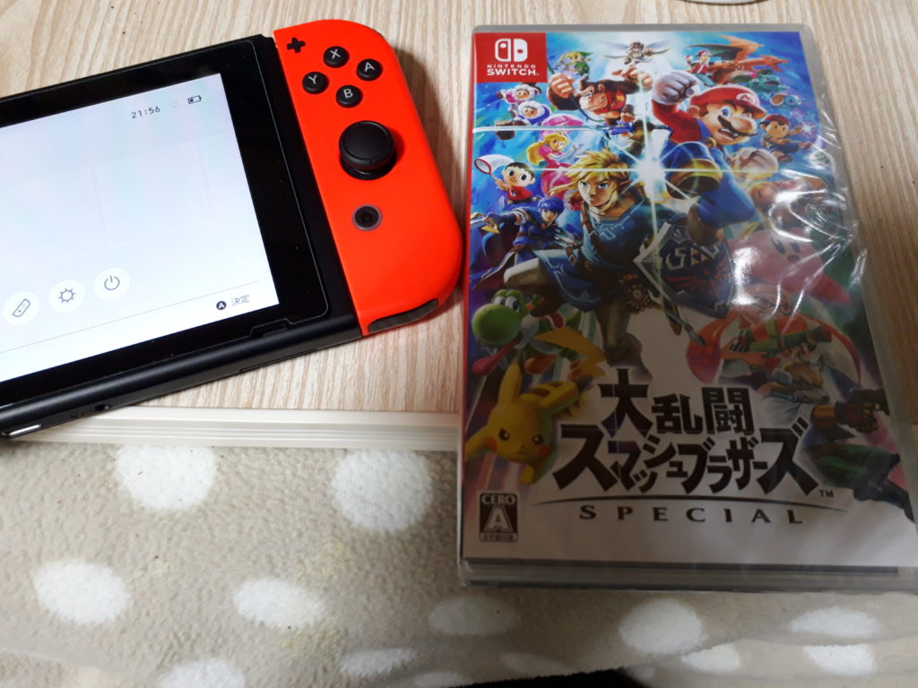 20190102 215813 1024x768 - 【レビュー】へそくりで買わされたニンテンドースイッチ「スマッシュブラザーズ」を涙のレビュー