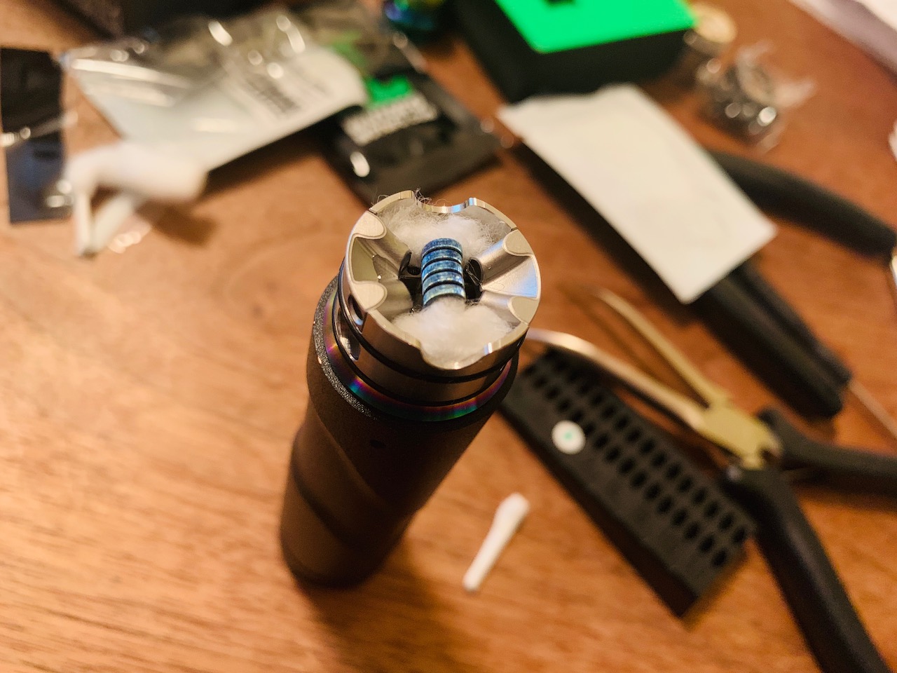 IMG 1434 - 【レビュー】BFなら最適！？「RYUJIN(龍神)RDA 」by WOTOFO（Elder Dragon RDA）アトマイザーレビュー