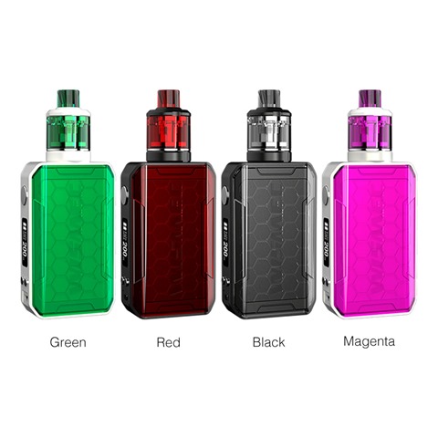 WISMEC SINUOUS V200 200W TC Kit with Amor NSE 0057308033fe thumb 1 - 【レビュー】WISMEC SINUOUS V200 with Amor NSEレビュー。デュアルだけど軽いんです！100gクラスのシングルバッテリーと変わらないコンパクトVAPE!!