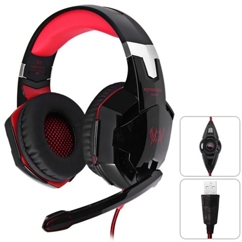 kotion each g2200 gaming headphone 71 surround usb vibration game headset headband headphone with mic led light black red 1 thumb - 【海外】「Acrohm Fush Semi-Mechanical LED Tube Mod」「Vapefly Brunhilde Top Coiler RTA」「Horizon Falcon King Sub Ohm Tank Clearomizer」「VapeCige VTX 100W」「GPD Pocket 2 Gamepad Tablet PC Intel Celeron 3965Y」