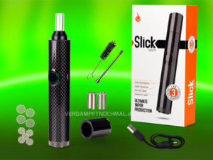 products de slick vaporizer 2 300x225 - 【レビュー】高級感溢れるヴェポライザー！FLOWERMATE SLICK（フラワーメイトスリック）吸ってみた！うま味ヴェポで18650バッテリー交換できるって素敵っす。