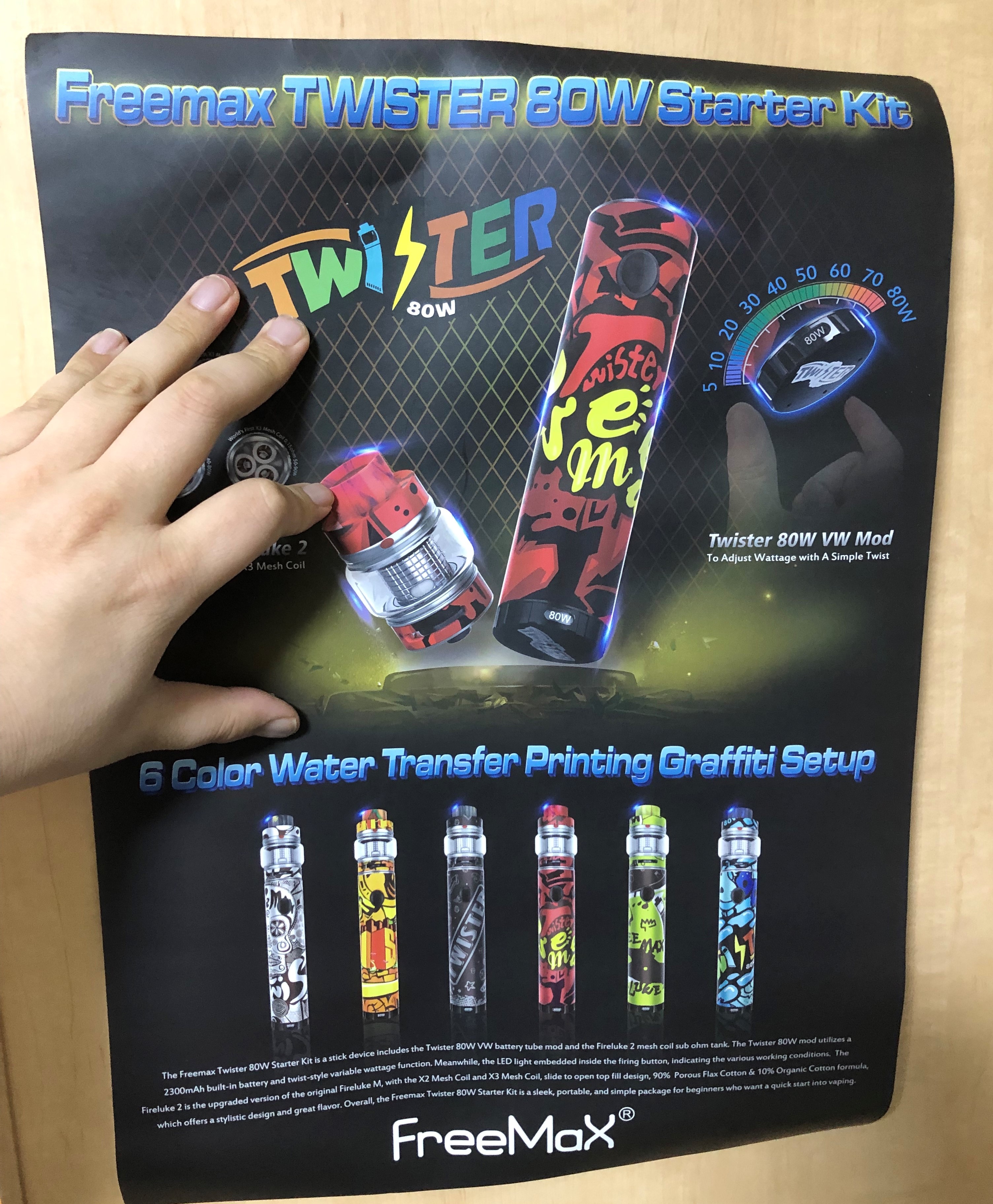 20190210 085138937 iOS - 【レビュー】Freemax社謹製！Twister 80W 爆煙 Starter Kit＋タンクセットを吸ってFreemaxの本気モードを感じた