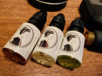 IMG 1521 343x254 - 【レビュー】nameless element「Okami Label」VAPEリキッド、ほうじ茶ラテ・紅茶ラテ・煎茶ラテがウマー！