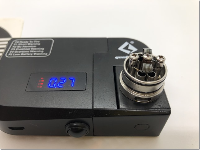 IMG 2075 thumb - 【レビュー】KENNEDY VAPOR KENNEDY 22mm RDA（ケネディーベイパー ケネディー 22mm ） レビュー～ボトムエアフローRDAの代名詞、不動のエース登場編(&Phi;д&Phi;)～