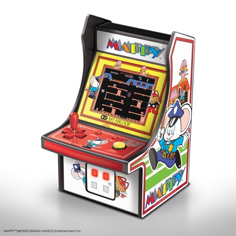 MAPPY thumb - 【レビュー】男心くすぐり度MAX!?「レトロアーケード」コンパクトな4機種一挙レビュー「ディグダグ」「マッピー」「ギャラガ」「パックマン」 【アーケードゲーム機/筐体】