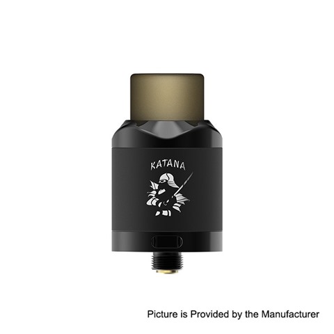 authentic ijoy katana rda rebuildable dripping atomizer w bf pin mirror black stainless steel 24mm diameter thumb - 【海外】「Aleader Orbit 100W TC VW APV Box Mod」「IJOY Katana RDA」「Voopoo X217 217W」「eXvape eXpromizer V4 MTL RTA」