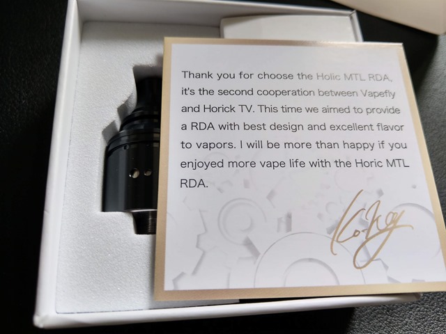 IMAG1928 thumb - 【レビュー】ホリックTVコラボ！「Holic MTL RDA」レビュー。MTLフレーバーチェイス【日本限定モデル/COTTON CLOUDS】