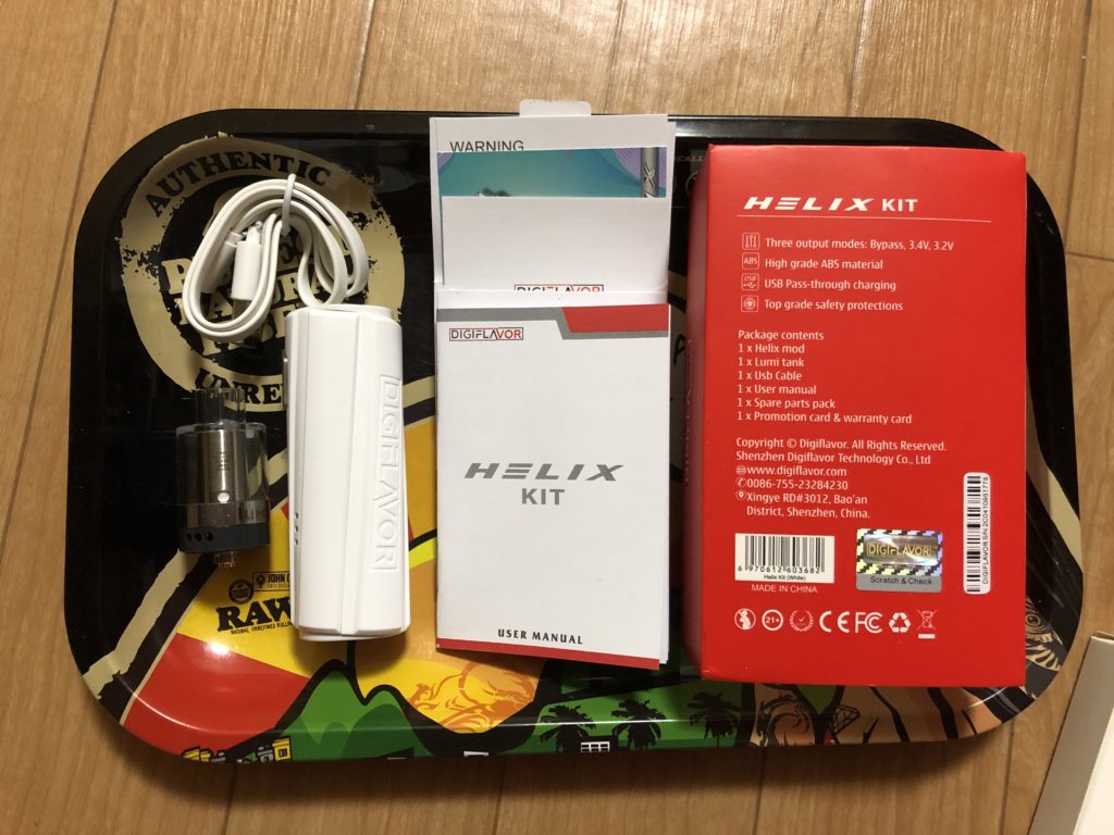 IMG 0250 1024x768 - 【レビュー】DIGIFLAVOR HELIX KIT(デジフレーバーヘリックスキット)は多分ルミたんと一緒に使う上では最強すぎるキットだよっていうレビュー。