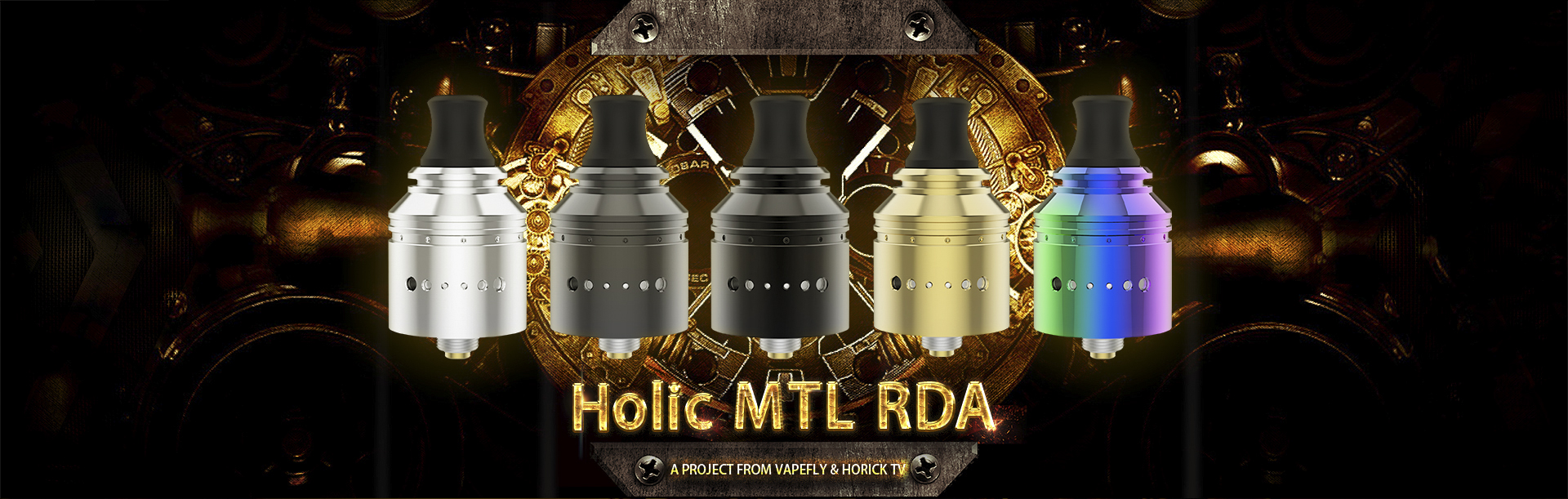 Holic MTL RDA 01 2 - 【レビュー】Vapefly Holic MTL RDAレビュー。あの人気ユーチューバー『ホリックTV』のこーへいさんとVapeflyのコラボアトマイザーが登場！　私も愛用しているGalaxiesシリーズのメーカーなので期待度大！