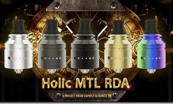 Holic MTL RDA 01 thumb 343x208 - 【レビュー】①Vapefly Holic MTL RDA（ベイプフライ ホリック エムティーエル ）レビュー～ホリックTVコラボ第2弾RDA着弾♪開封編<*`∀´*>～