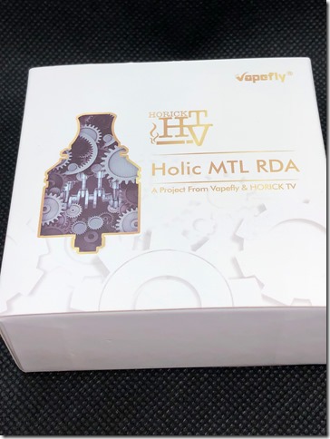 IMG 2263 thumb - 【レビュー】①Vapefly Holic MTL RDA（ベイプフライ ホリック エムティーエル ）レビュー～ホリックTVコラボ第2弾RDA着弾♪開封編&lt;*`&forall;&acute;*&gt;～