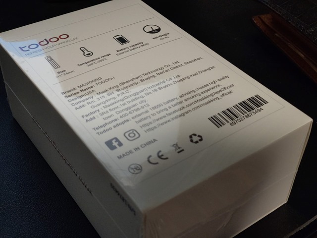 IMAG3775 thumb - 【レビュー】MaskKing（マスクキング）の最新IQOS互換機「todooヴェポライザー」をレビュー。アイコスのヒートスティック＆18650バッテリー利用可能！