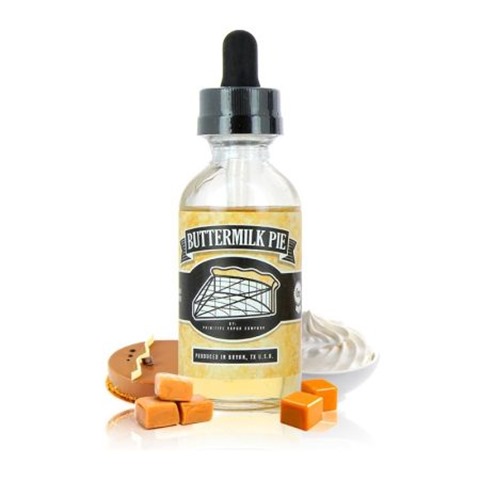 buttermilk pie 60ml primitive vapor co xsmokers.gr thumb - 【レビュー】Primitive Vapor Co BUTTERMILK PIE(バターミルクパイ)リキッドレビュー。あま～い！バターミルクが脳髄を刺激するお味