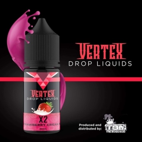 141904644 th thumb - 【レビュー】THE BOSS MODさんより「VERTEX DROP LIQUIDS X2 LUSCIOUS STRAWBERRY BLENDED WITH CREAM」レビュー。ストロベリークリームフレーバー。