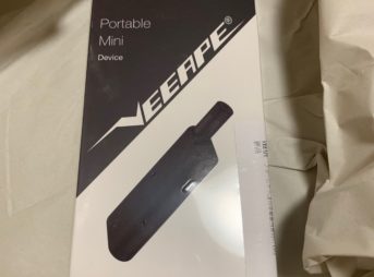 IMG 0664 343x254 - 【レビュー】VEEAPE Vmini Kit. 手のひらサイズのPloomTECHって聞いたら、欲しくならないかな?【Ploom Tech/プルームテック/プルテク/互換機】