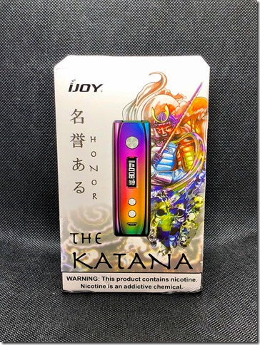 IMG 2643 thumb 1 - 【レビュー】②IJOY THE KATANA MOD（アイジョイ 刀 ） レビュー～名誉ある？？MOD様の降臨です(&Phi;д&Phi;)使ってみた編～