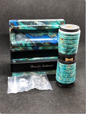 IMG 2674 thumb 1 - 【レビュー】②ULTRONER OMEGA COIL MECHANICAL MOD（ウルトロナー オメガコイル メカニカル）レビュー～多くのアスモダス製品を排出するスタビライズドウッドMODメーカー(&Phi;д&Phi;)使ってみた編～