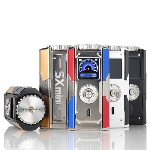 yihi sxmini t class sx580j 200w box mod all colors thumb - 【レビュー】「YIHI SXMINI T CLASS SX580J 200W BOX MOD」レビュー。USB Type-C搭載中華ハイエンドマスプロMODはどこに向かうのか！？【ハンドスピナー付き/電子タバコ/フルカラー液晶/ジョグスティック】