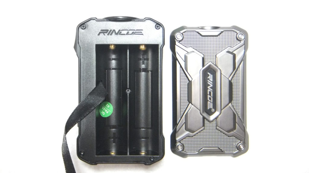 DSCF2403 e1566296421497 1024x576 - 【レビュー】RINCOE MECHMAN 228W MOD　ちょっと重いけど、派手なデザインのいかついデュアルバッテリーモッドの紹介です！