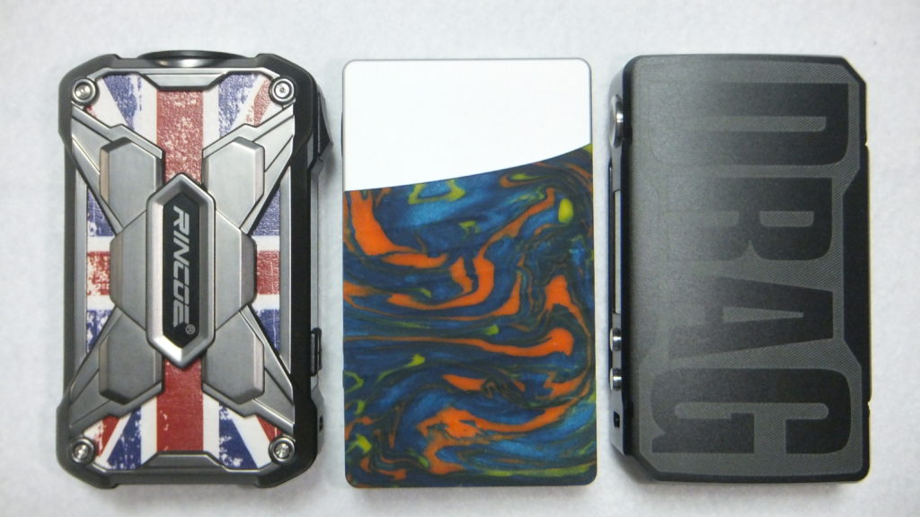 DSCF2414 e1566302409310 1024x576 - 【レビュー】RINCOE MECHMAN 228W MOD　ちょっと重いけど、派手なデザインのいかついデュアルバッテリーモッドの紹介です！