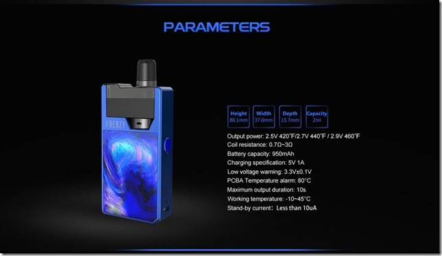 GeekVape Frenzy Vape Pod System 950mAh 07 03 1024x1024 thumb1 thumb - 【レビュー】②GEEK VAPE FRENZY KIT（ギークベイプ フレンジー キット）レビュー～あれ&hellip;どっかで見たことある系POD(&Phi;д&Phi;)使ってみた編～