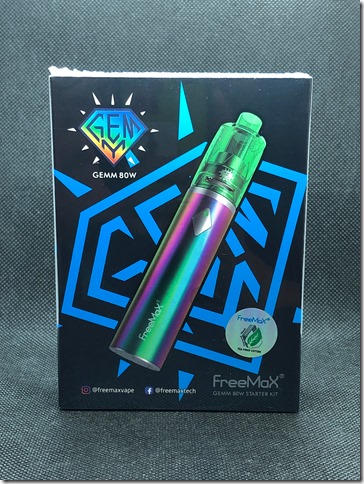 IMG 3012 thumb - 【レビュー】①FREE MAX GEMM 80W KIT（フリー マックス ジェム 80w キット）レビュー～いや&hellip;ビジュアル重視のパーティー系キットだと思ってたんだよ&hellip;(&Phi;д&Phi;)開封編～