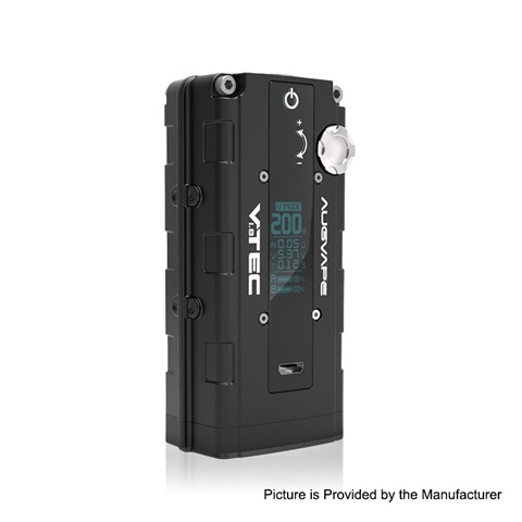 authentic augvape vtec18 200w vv variable voltage box mod black zinc alloy 2 x 18650 5200w thumb - 【海外】「YiHi SXmini X Class 200W Box Mod」「SMOK RPM40 Pod Mod Kit 1500mah」「Yachtvape Meshlock RDA 24mm」