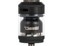 authentic timesvape diesel rta rebuildable tank atomizer matte black stainless steel 2ml 5ml 25mm diameter thumb 202x150 - 【海外】「Timesvape Diesel RTA」「VOOPOO ALPHA Zip 180W TC VW APV Box Mod + Maat Tank Kit」「DOVPO Topside Dual 200W TC VW Variable Wattage Squonk Box Mod」